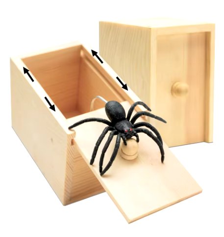 FREE Trick Spider Scare Box – The Ultimate Prank Toy!