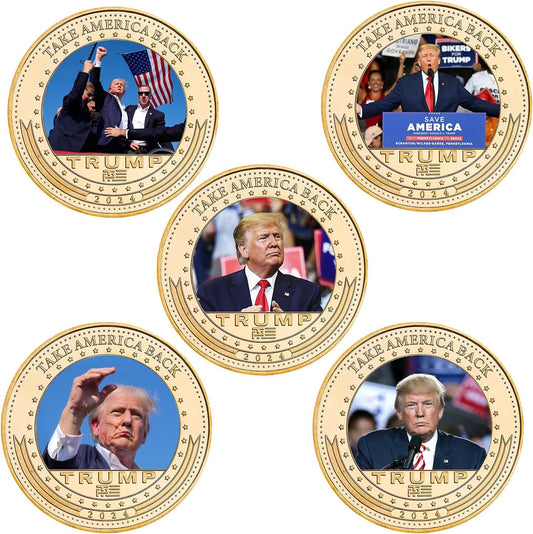 FREE Trump 5-Coin Collectible Set