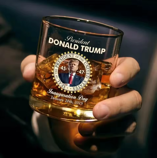 FREE Trump 2024 Whiskey Glass